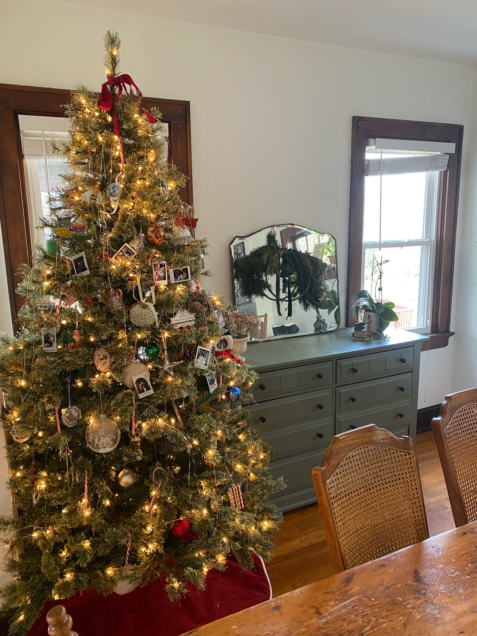 We have been loving our tree from Michael’s that we got two years ago. It doesn’t look like a fake tree which I really appreciate. Decorate it with some ribbon, dried fruit, and all of our favorite ornaments and you’ve got a low maintenance, real-looking tree! 🎄👌🏻  

#LTKhome #LTKHoliday #LTKSeasonal