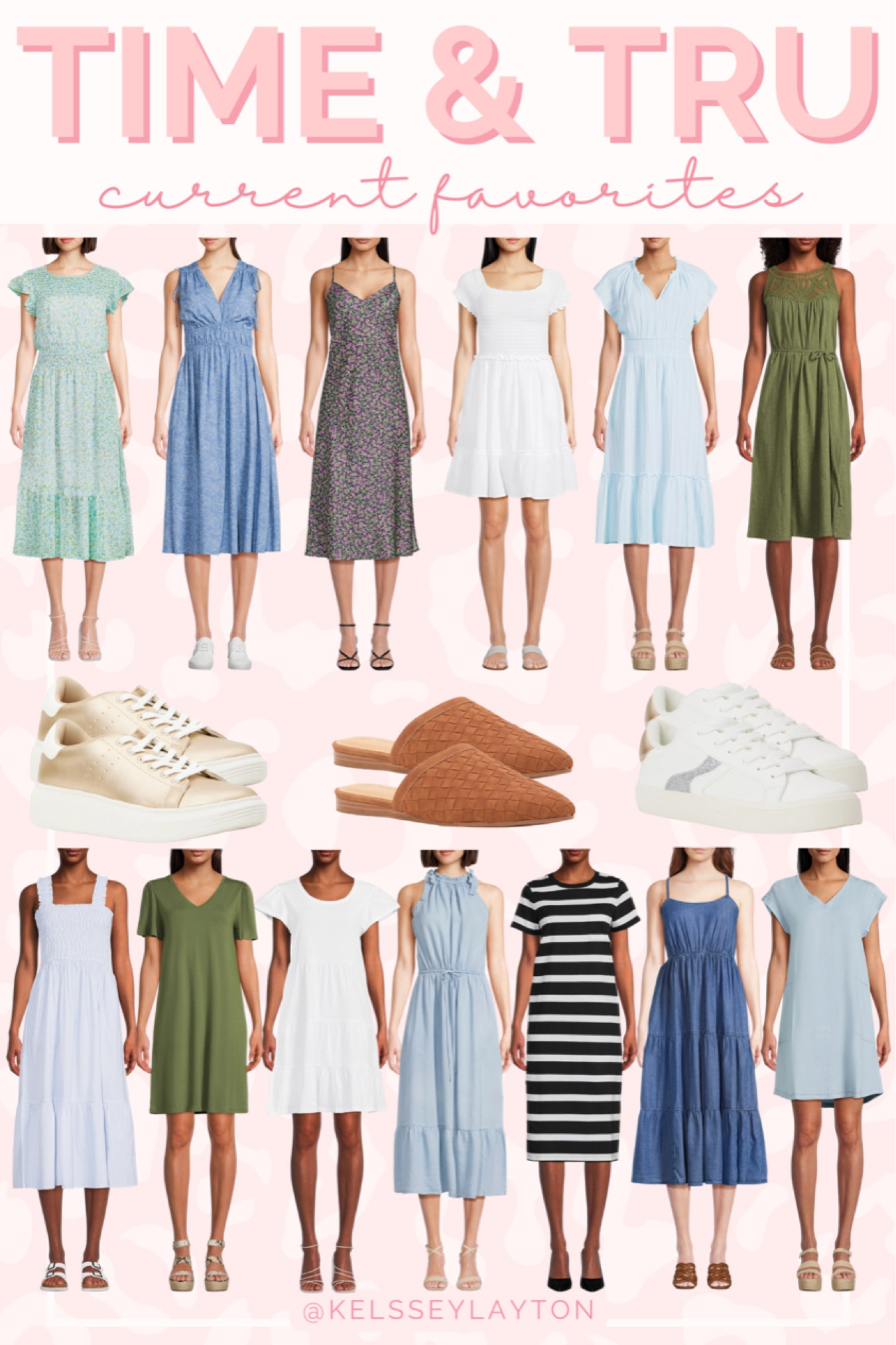 Walmart new arrivals for summer! #walmartpartner All of the prettiest summer dresses & they all come in lots of color options 💙
Time and tru, blue dress, midi dress, mini dress, summer dress, time and tru shoes

@walmartfashion #walmartfashion 