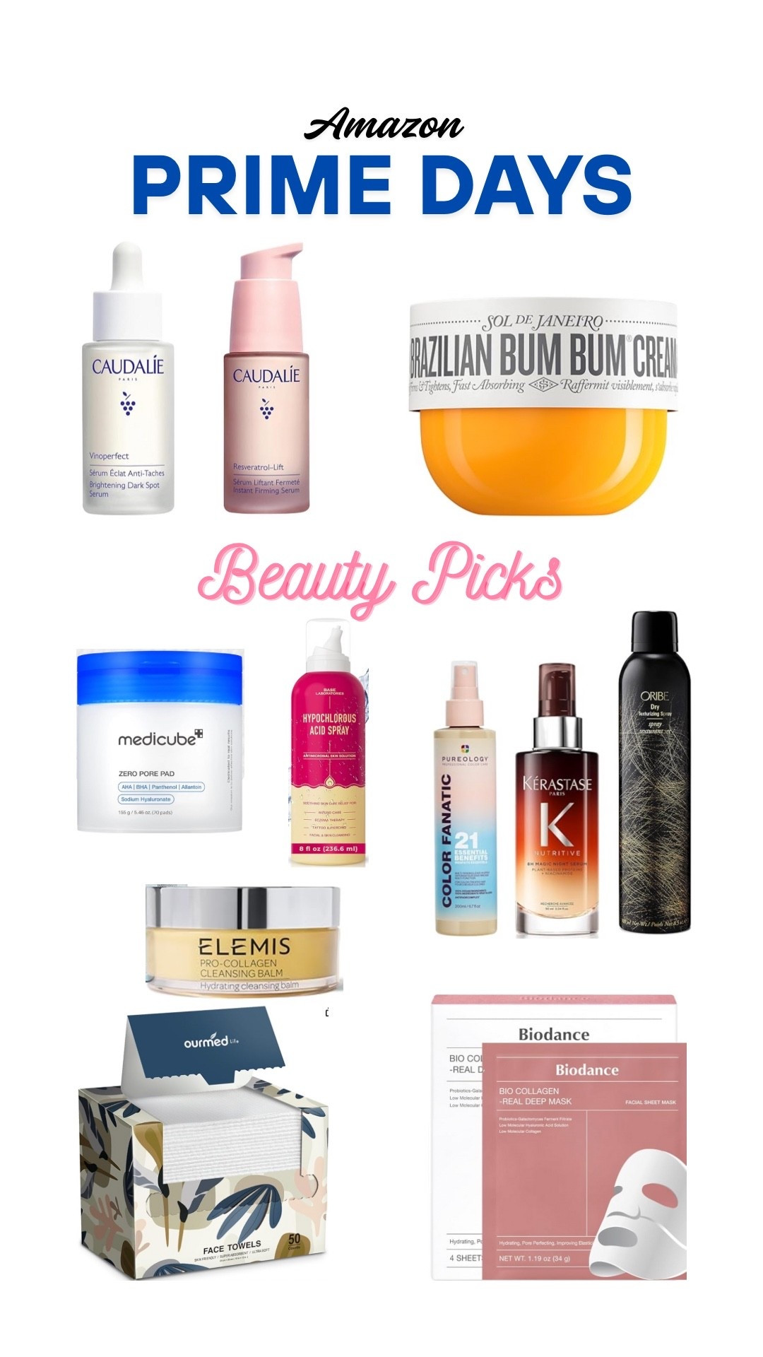 Prime day beauty picks
Beauty sale 
Prime day


#LTKBeauty #LTKFindsUnder50 #LTKSaleAlert