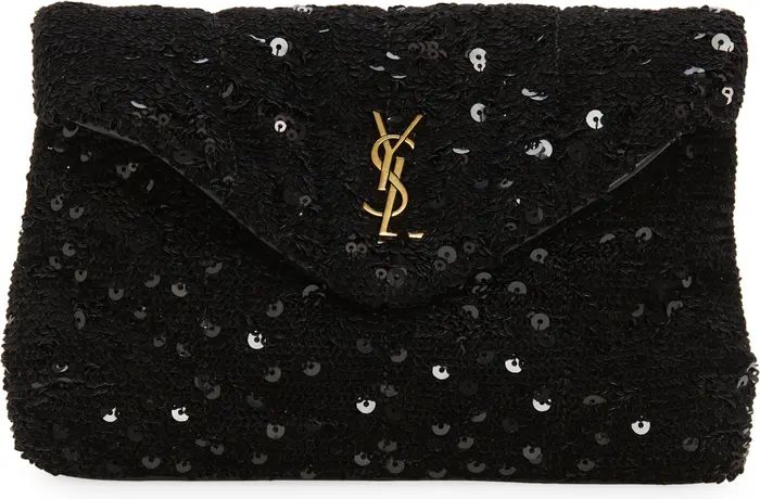 Small Lou Sequin Puffer Pouch | Nordstrom