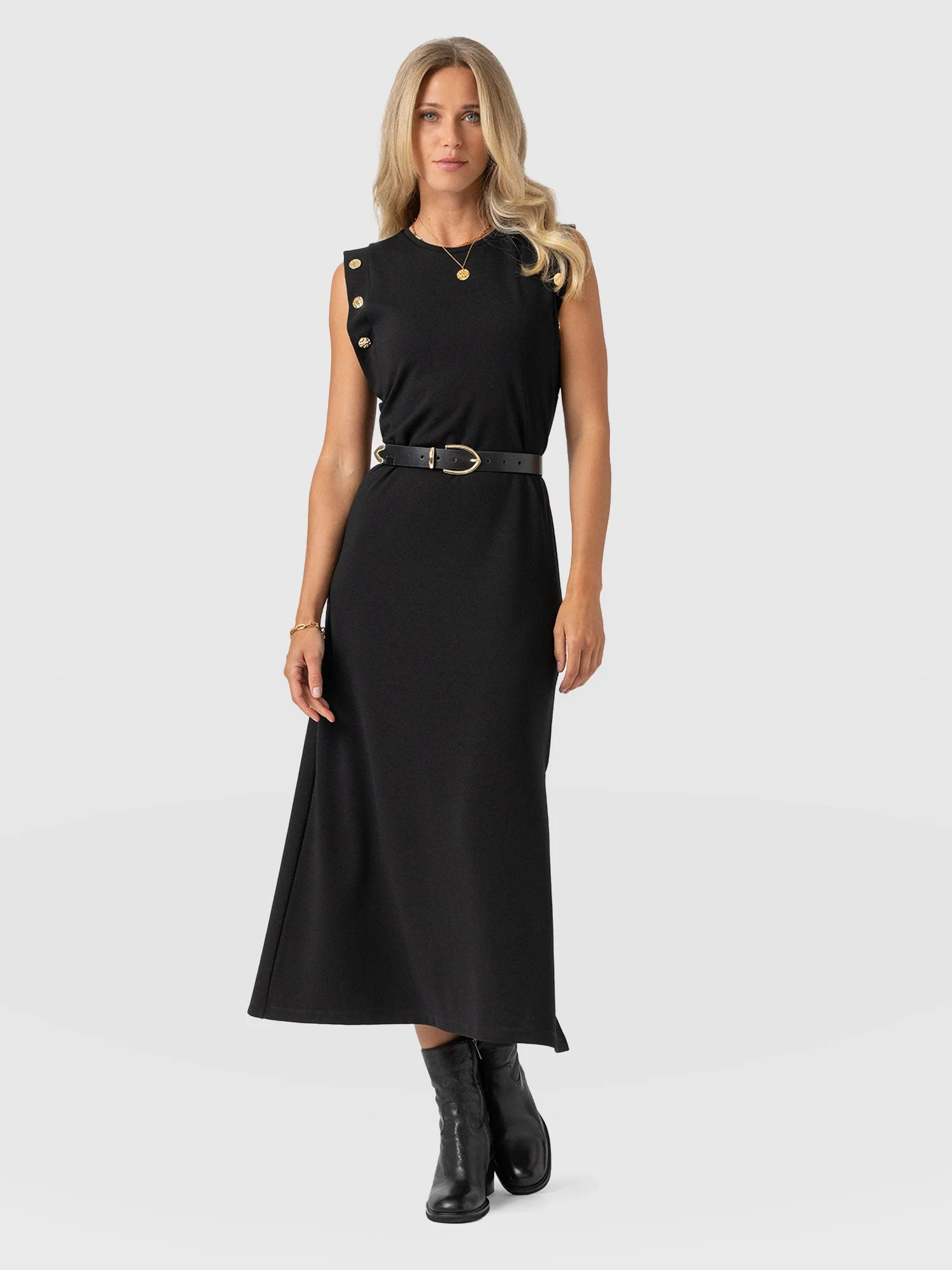 Rowan Dress - Black - Molten | Saint + Sofia