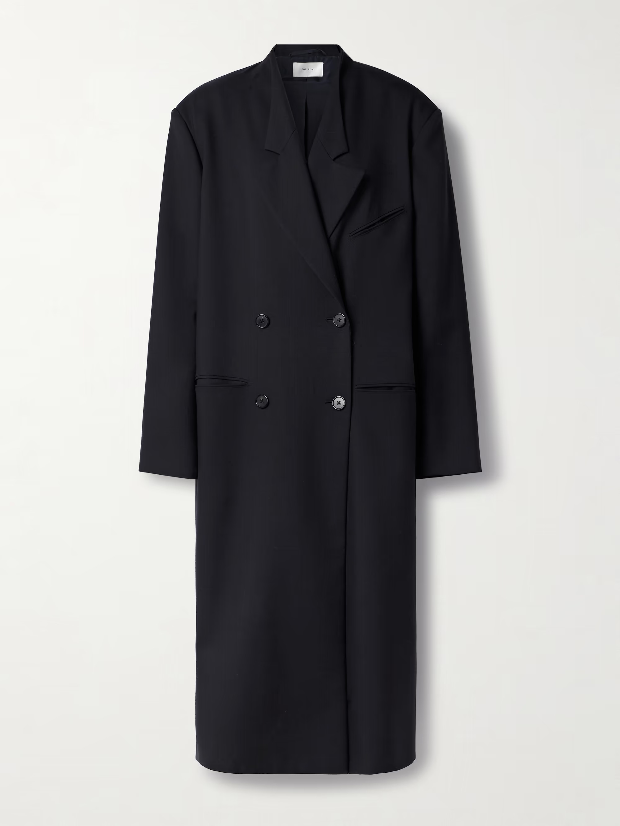 Indra oversized double-breasted wool-twill coat | NET-A-PORTER (UK & EU)