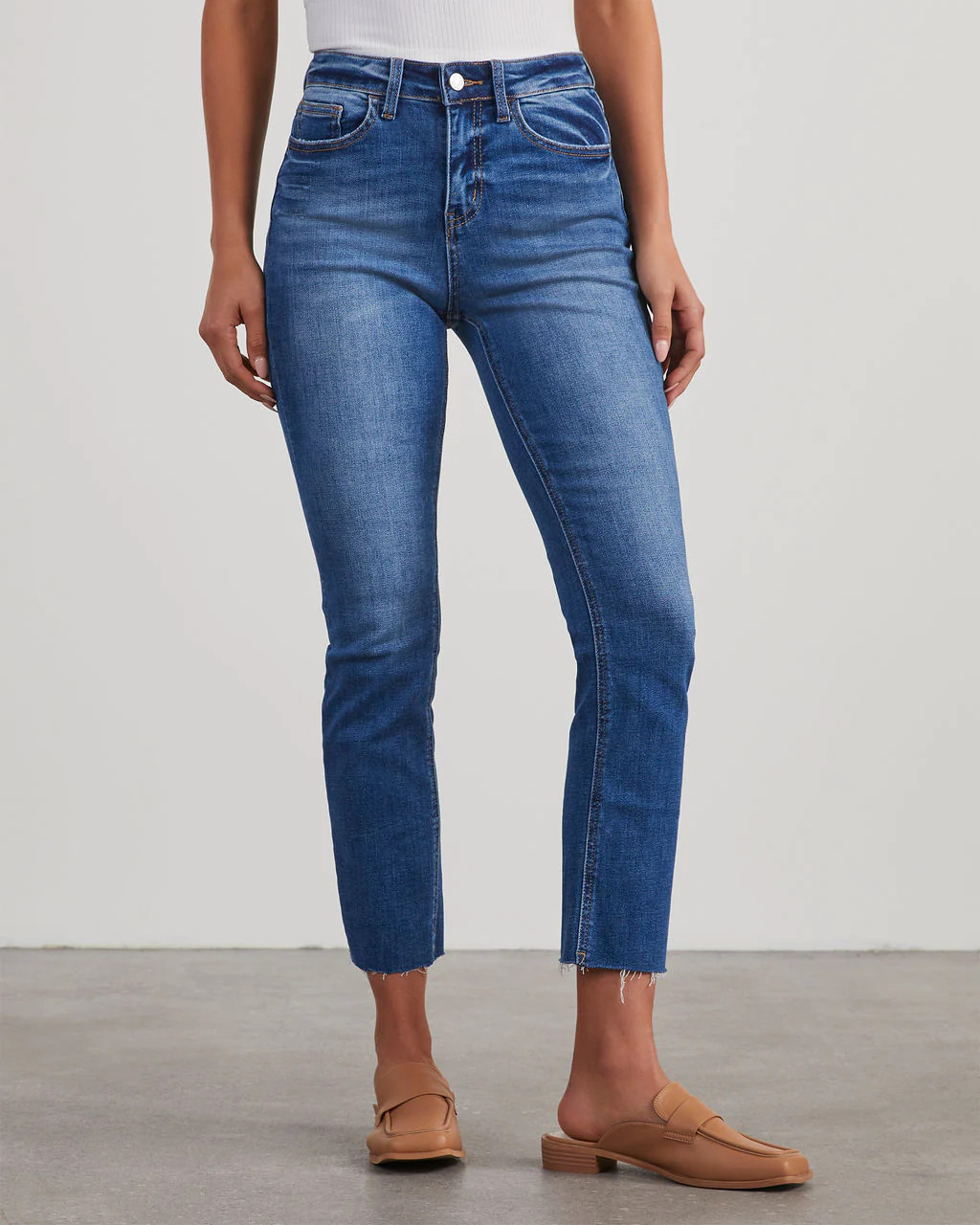 Ronnie High Rise Straight Leg Jeans | VICI