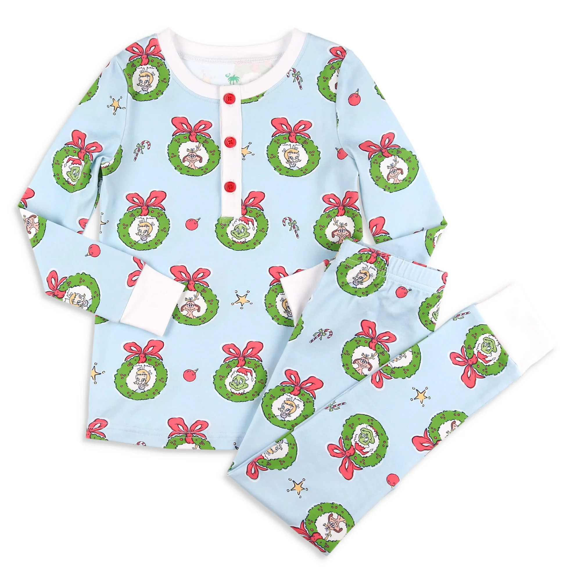 Boys Loungewear - Grinch - Shrimp and Grits Kids | Shrimp and Grits Kids