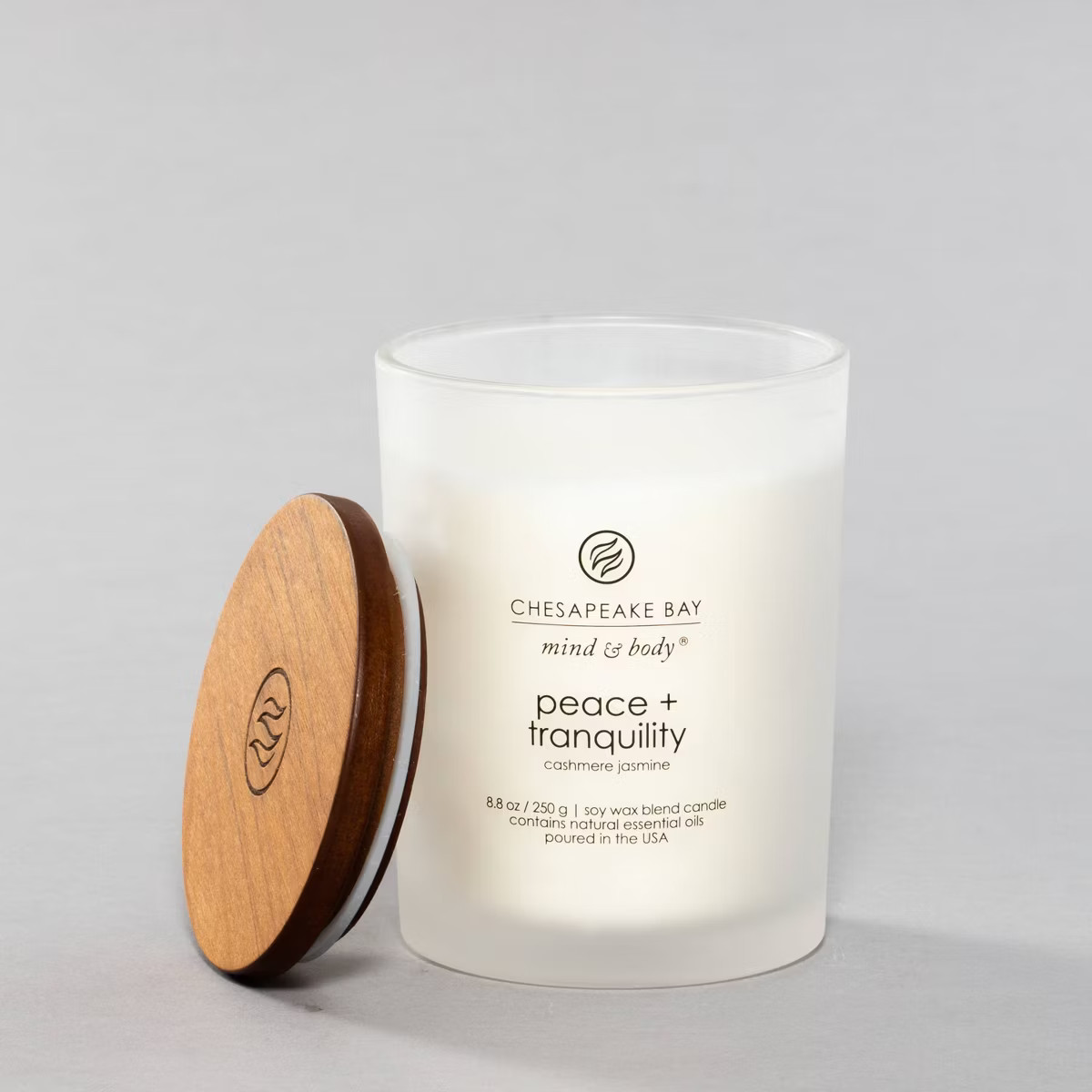 Chesapeake Bay Candle Mind and Body Frosted Glass Lidded Jar Candle | Target