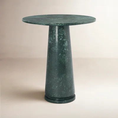 Daktari Tall Round Marble Accent Table | Wayfair North America