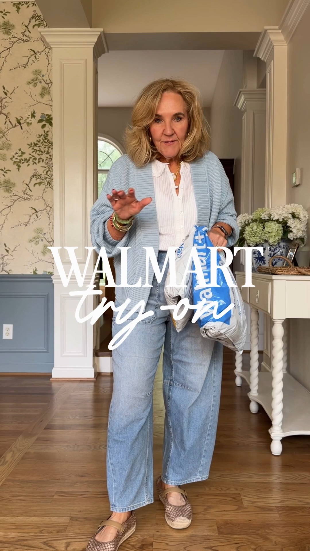 Dresses size medium 
Spanx jeans size medium petite 
Blouse and sweater size medium 
20% off my bracelets code NANETTE20

#LTKOver40 #LTKSeasonal #LTKootd