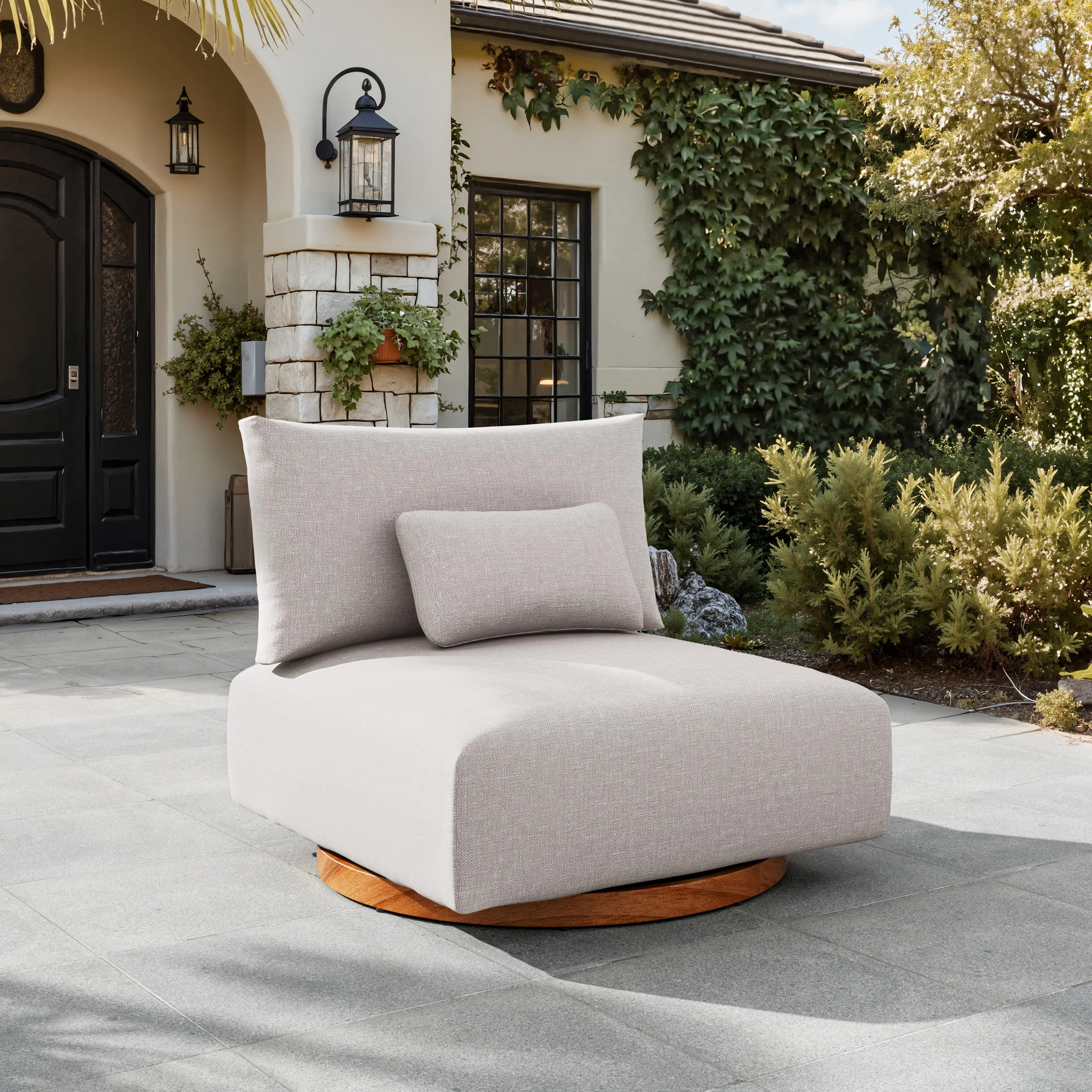 Ebern Designs Yanali Modern  Aluminum Swivel Chair & Reviews | Wayfair | Wayfair North America
