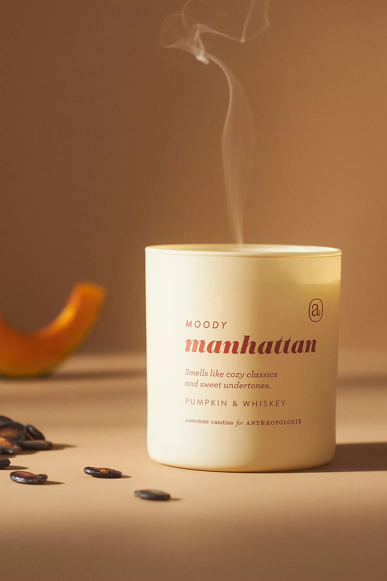 Anecdote Gourmand Moody Manhattan Glass Candle | Anthropologie (US)