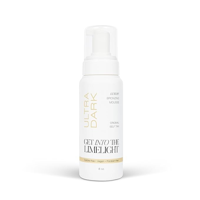 Original Overnight, Ultra Dark Self Tanner, Sunless Tanning Mousse, 8 oz. | Amazon (US)