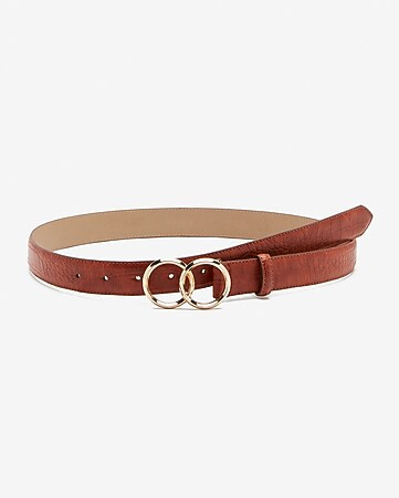 Skinny Double O-ring Belt | Express