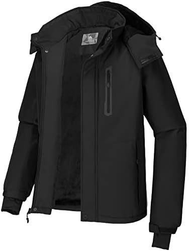CAMEL CROWN Men's Mountain Snow Waterproof Ski Jacket Detachable Hood Windproof Fleece Parka Rain... | Amazon (US)