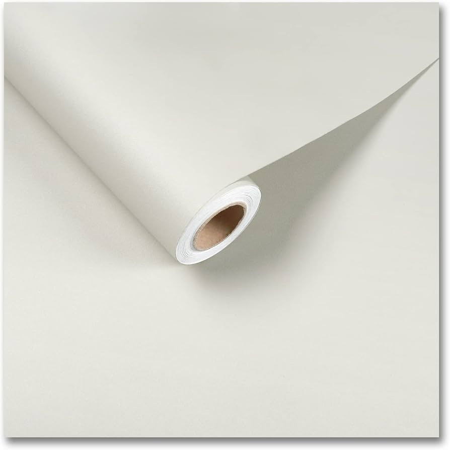 CRE8TIVE 12"x80" Cream White Wallpaper Peel and Stick Modern Beige Contact Paper for Countertops ... | Amazon (US)