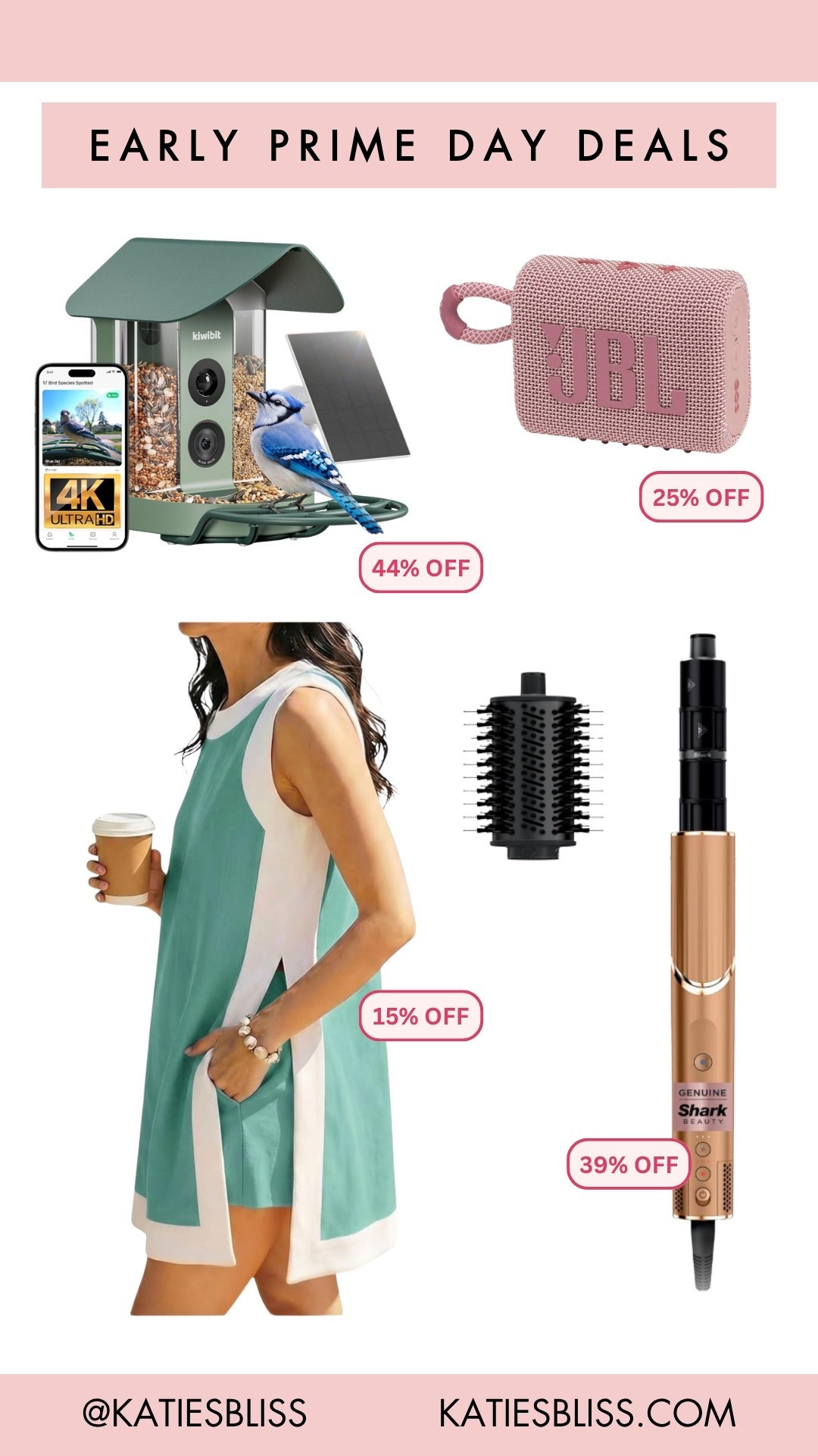 Daily deals ✨ early prime day deals 

Amazon. Prime day. Deals. Sale. Markdown. Speaker. Shark. Summer set. Smart bird feeder.

#LTKSaleAlert #LTKBeauty #LTKSeasonal