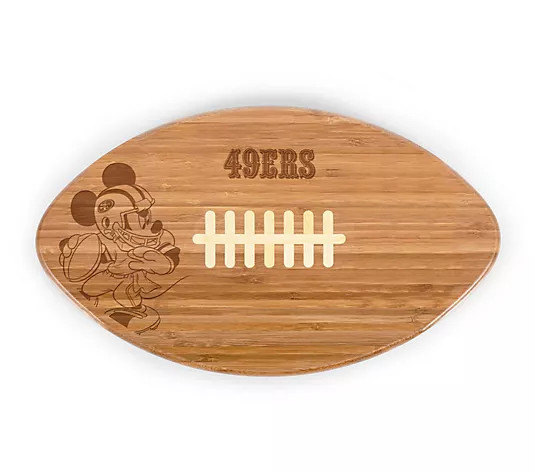 Toscana NFL/Disney Football Bamboo Cutting Board | QVC