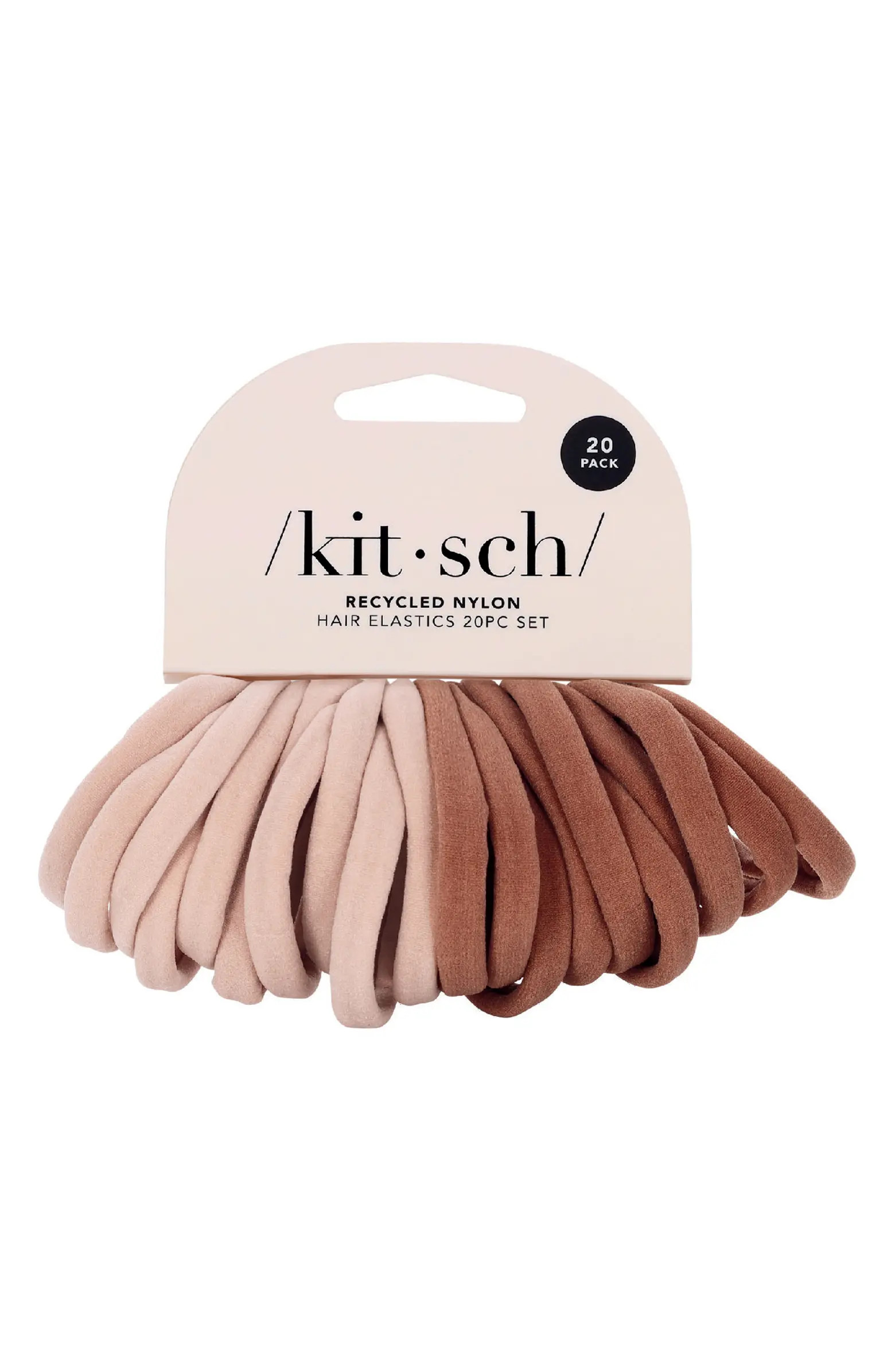 Recycled Nylon 20-Pack Ponytail Holders | Nordstrom