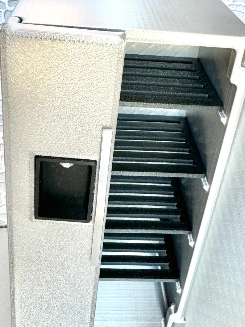 Dollhouse Miniature Modern Refrigerator, Side by Side Kitchen Appliance - Etsy | Etsy (US)