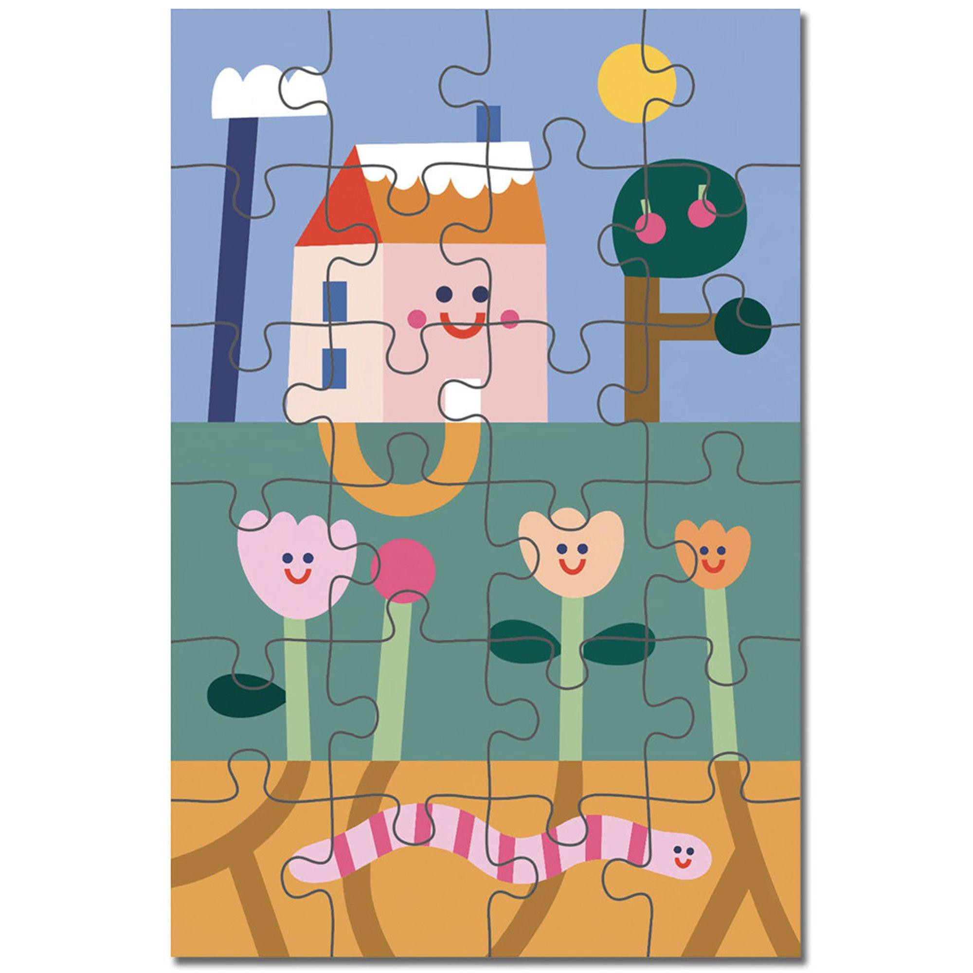 Journey of Something | 24 Piece Puzzle - Under The Garden - Multi / One Size | Janie and Jack