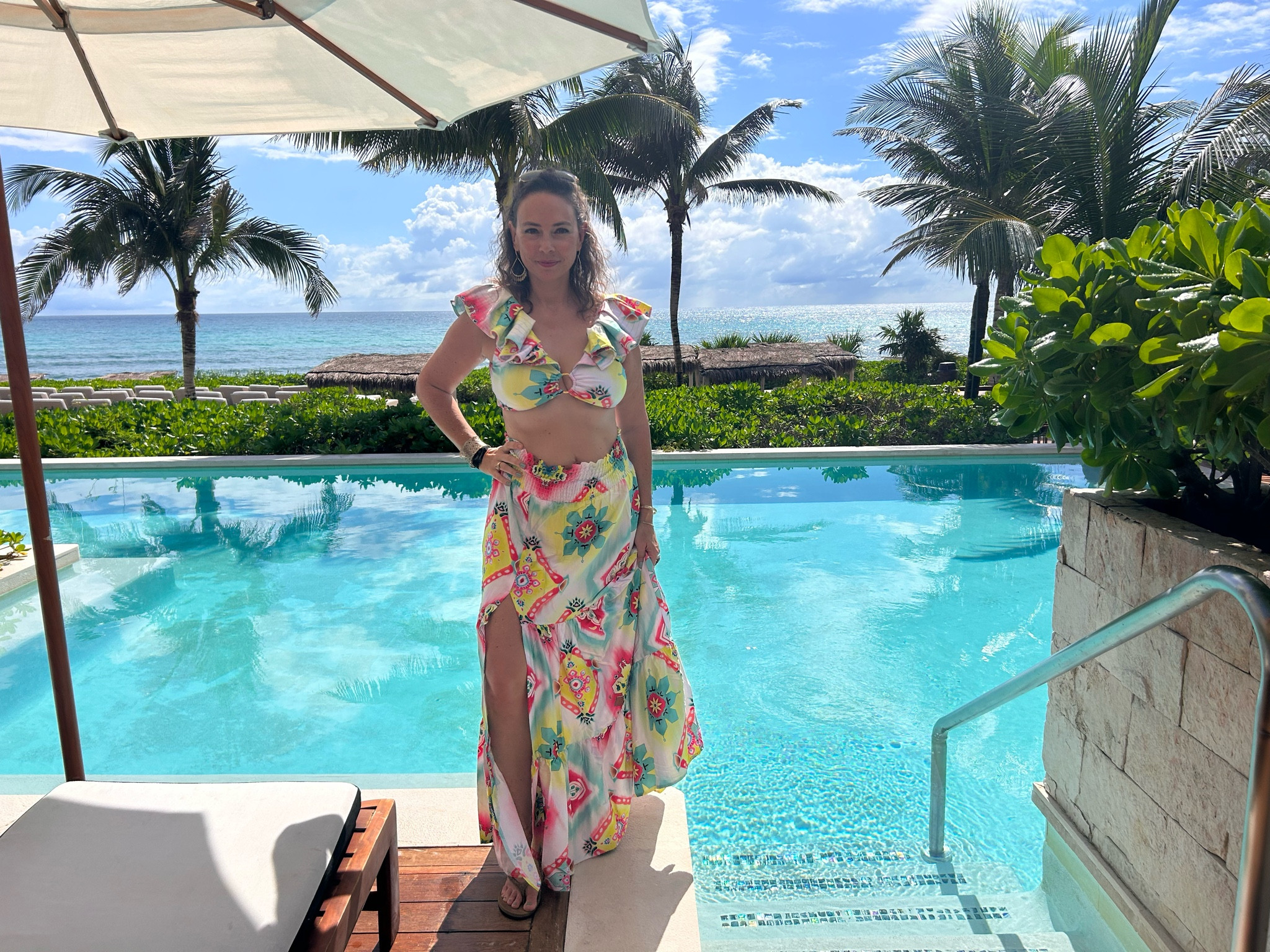 Cabana time at Vidanta Beach Club in #RivieraMaya 

#LTKHoliday #LTKSwim #LTKTravel