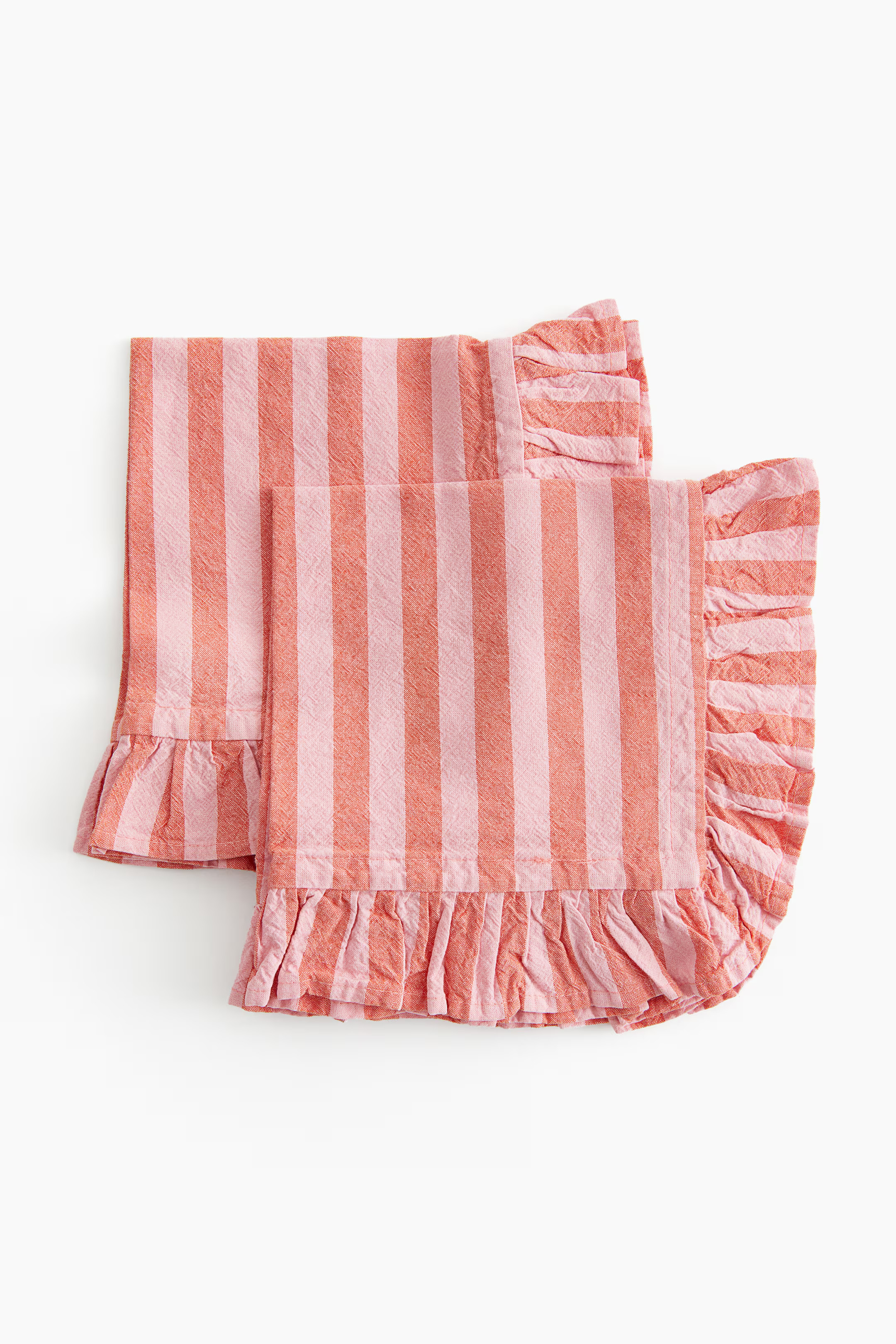 2-pack Ruffle-trimmed Napkins | H&M (US + CA)