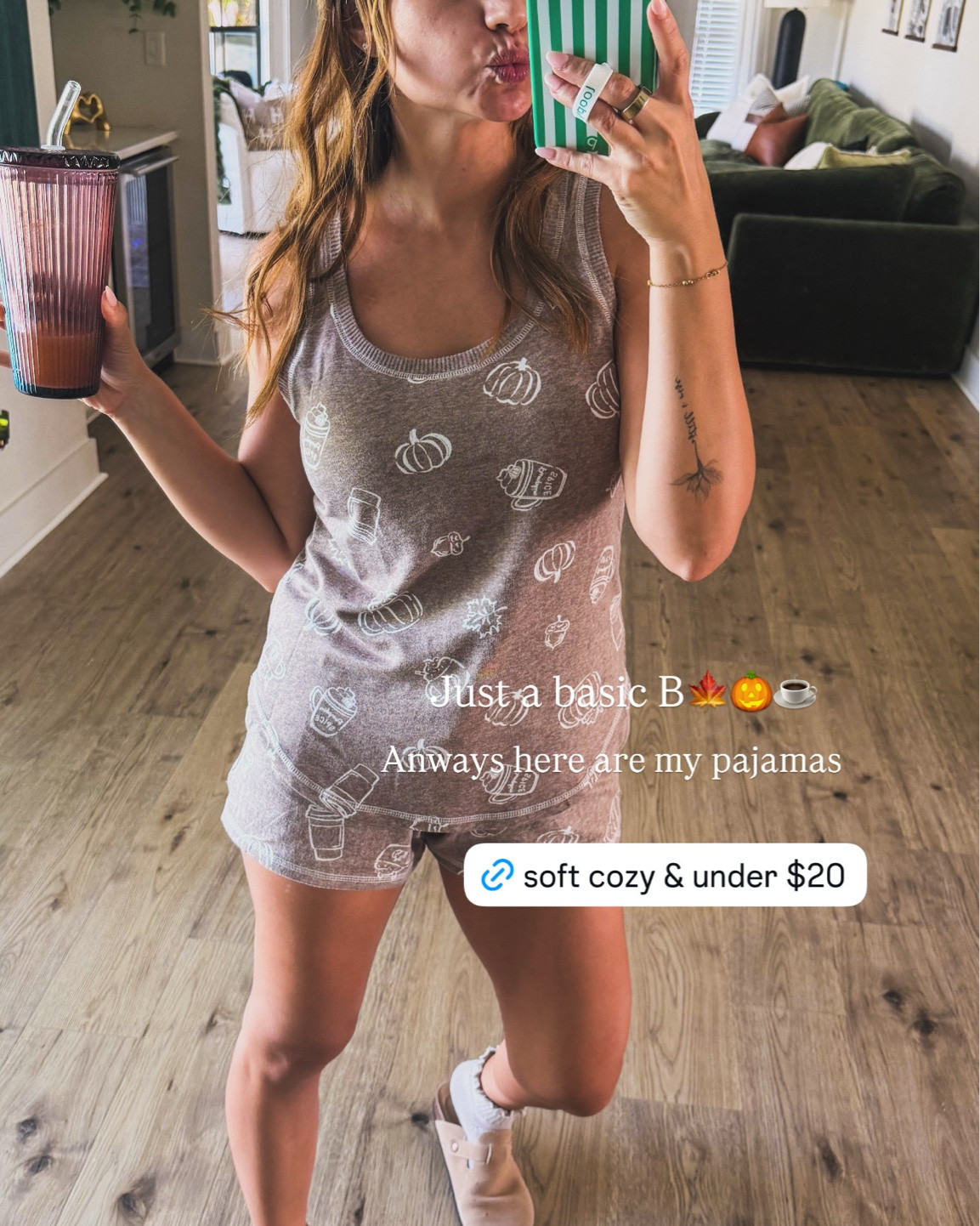Soft and cozy fall pajamas under $20!! So good! 🍁☕️🎃

#LTKSeasonal #LTKselfcare #LTKgrwm