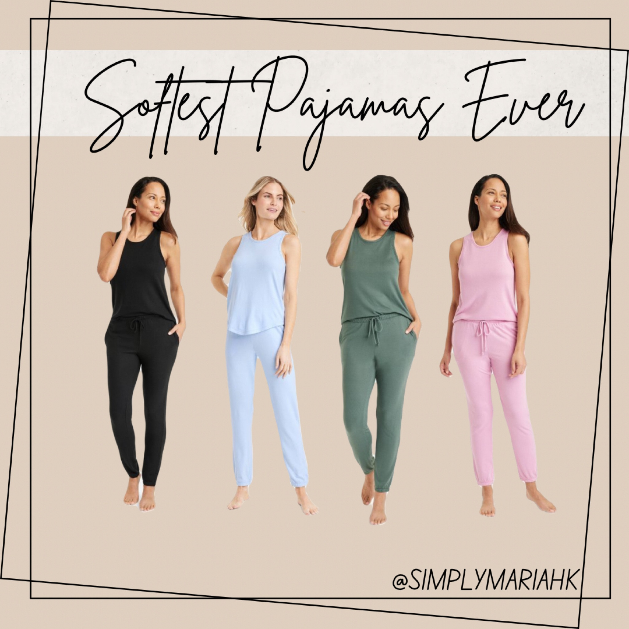 These pajamas are so soft that I immediately went back and bought them in another color !! They are true to size (I wear my true size medium), extra soft, and have a jogger and tank style 🙌🏼

#LTKstyletip #LTKfindsunder50 #LTKhome