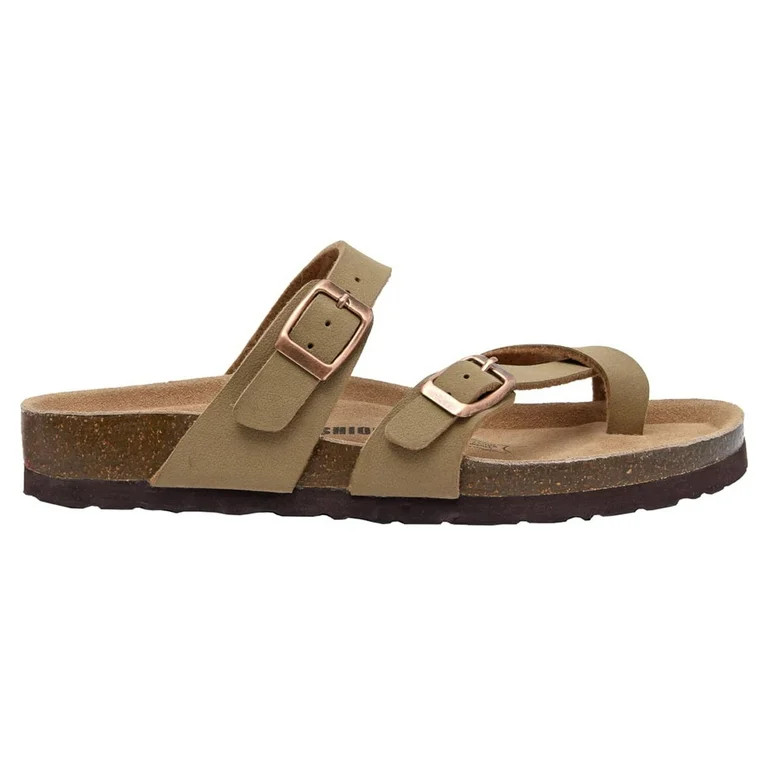 CUSHIONAIRE Women's Luna Cork Footbed Sandal with +Comfort | Walmart (US)