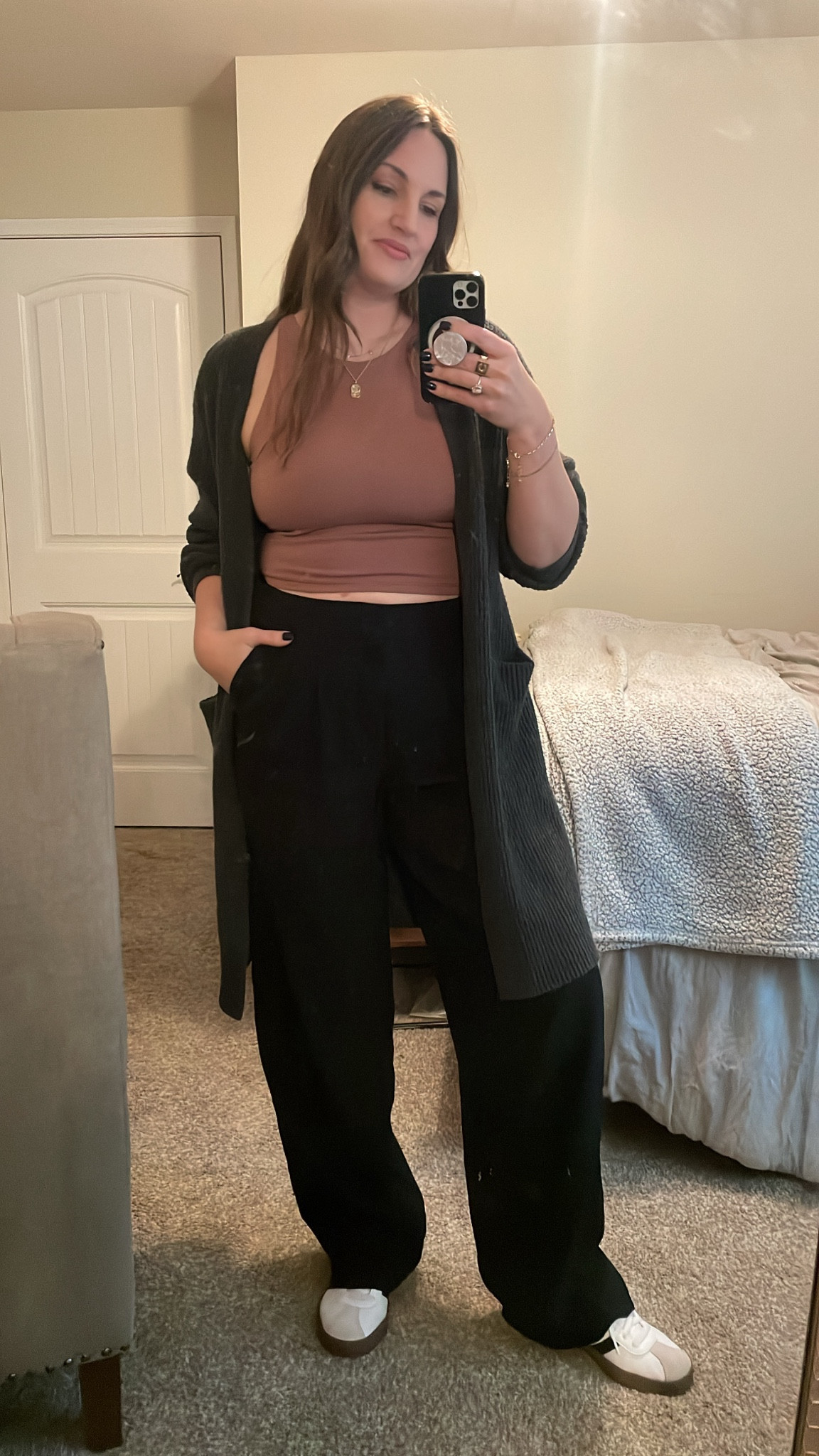 OOTD Brunch with my blogger besties ✌️Bra Old Navy + Target Trousers & Cardigan 

#LTKfindsunder50 #LTKover40 #LTKstyletip