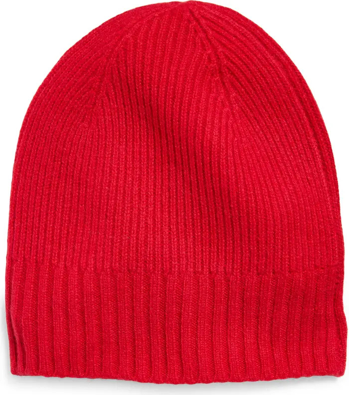 Rib Cashmere Beanie | Nordstrom