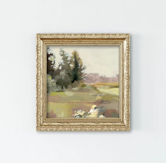 Landscape Painting Art Print 12x12 Abstract Giclee Fine Art | Etsy | Etsy (US)