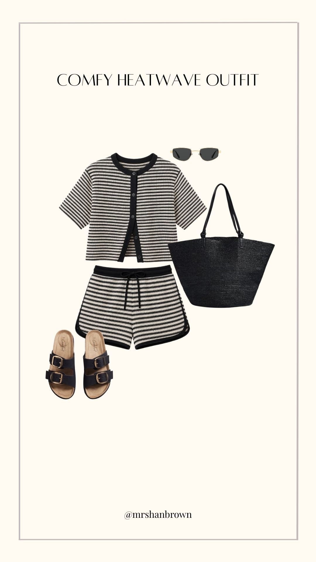 The most perfect throw-on set!! 🖤

Co-ord, shorts, stripes, travel outfit, holiday outfit, heatwave outfit, summer outfit

#LTKuk #LTKsummer #LTKtravel