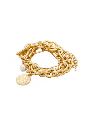Amber Sceats x REVOLVE Lola Bracelet Set in Gold from Revolve.com | Revolve Clothing (Global)