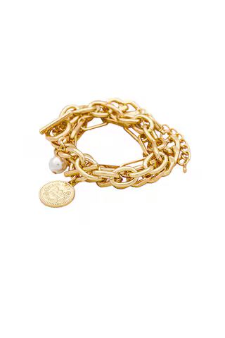 Amber Sceats x REVOLVE Lola Bracelet Set in Gold from Revolve.com | Revolve Clothing (Global)