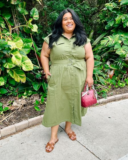 Smiles and Pearls is wearing a XXL in this Free Assembly Midi Dress. The belt is removable so you can switch it out if you want to add some color. It’s also available in Denim. She paired it with her Hermès Oran sandals. 

Plus size fashion, Walmart, size 18, Walmart Fashion, spring dress, jeans, vacation outfit, resort wear, dress, home, wedding guest dress, date night outfit, work outfit, plus size, Easter outfit, spring outfit, vacation dress

#LTKplussize #LTKSeasonal #LTKmidsize