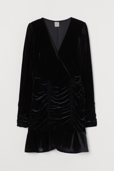 Draped Velour Dress | H&M (US + CA)
