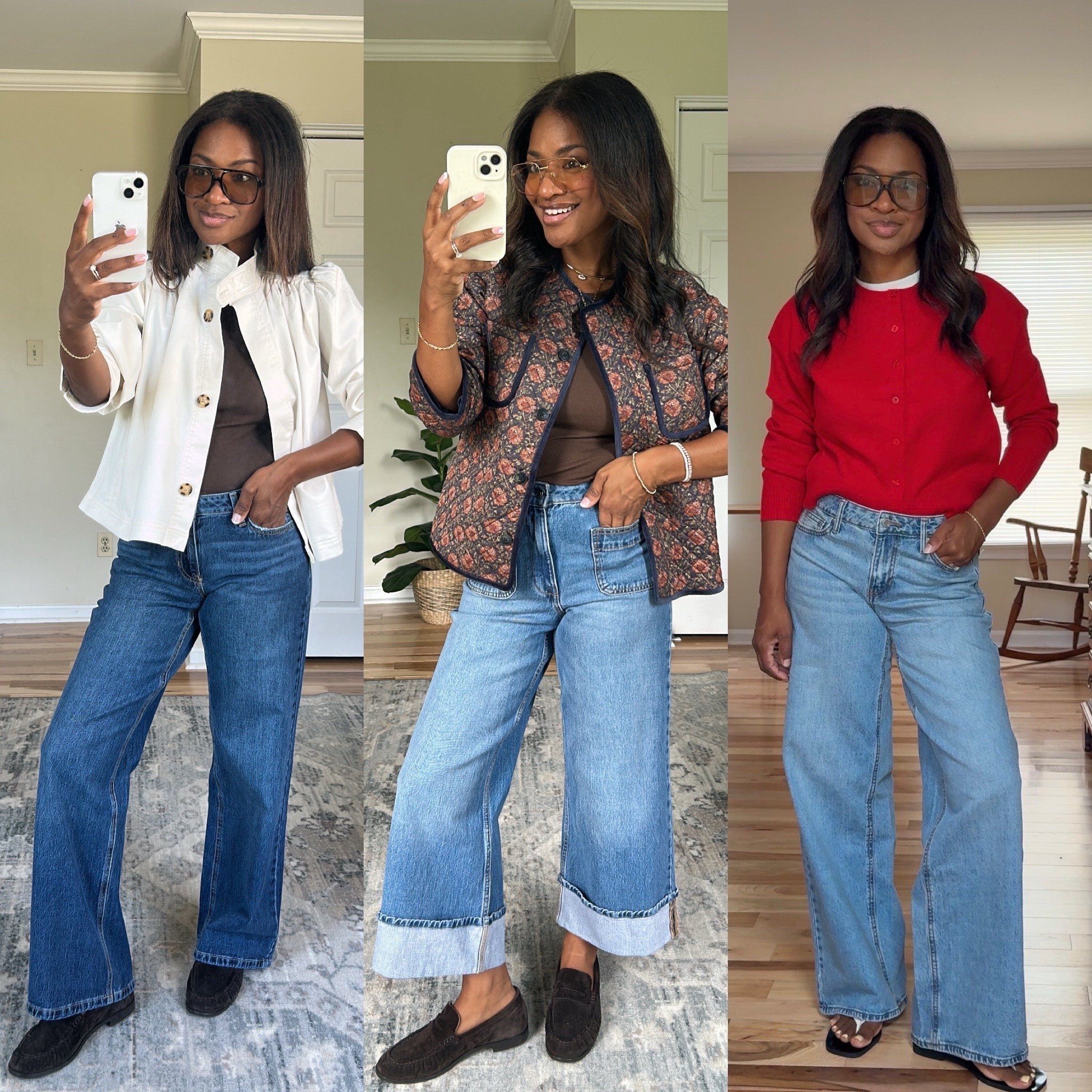 *The cuffed jeans are on sale for $16* Walmart jeans that are under $20! I’m wearing a size small /4 in them. Tops and jackets are all a small

#LTKgrwm #LTKootd #LTKOver40