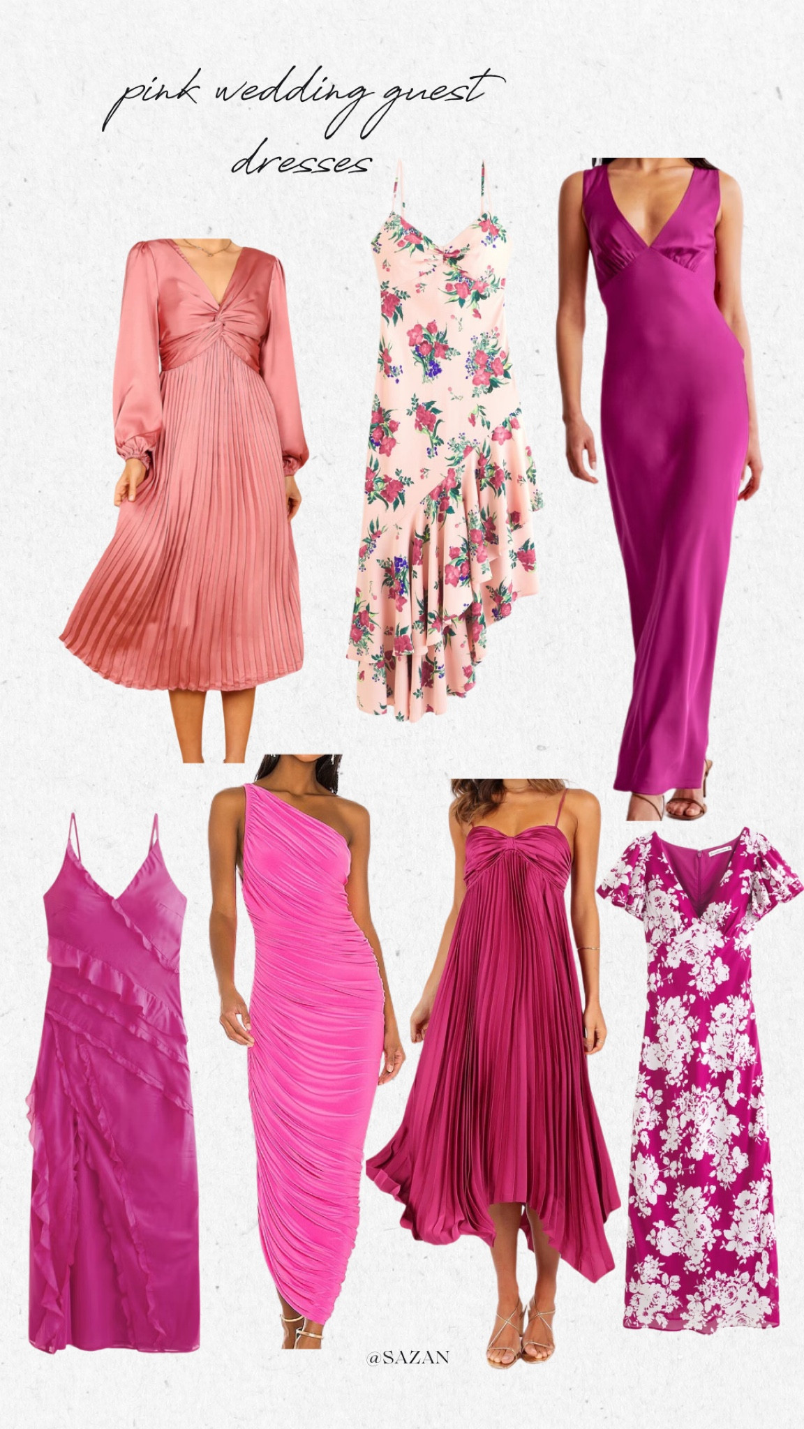 Pretty in pink 🩷 wedding guest dress ideas 
#weddingguest #dressideas #pinkdress #wedding 

#LTKwedding #LTKSeasonal #LTKstyletip