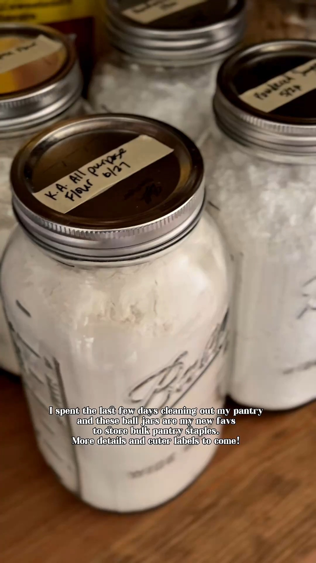 These XL Ball jars are my new favs for storing bulk pantry staples! ♥️ #pantryorganization #balljars #storage

#LTKdayinmylife #LTKHome