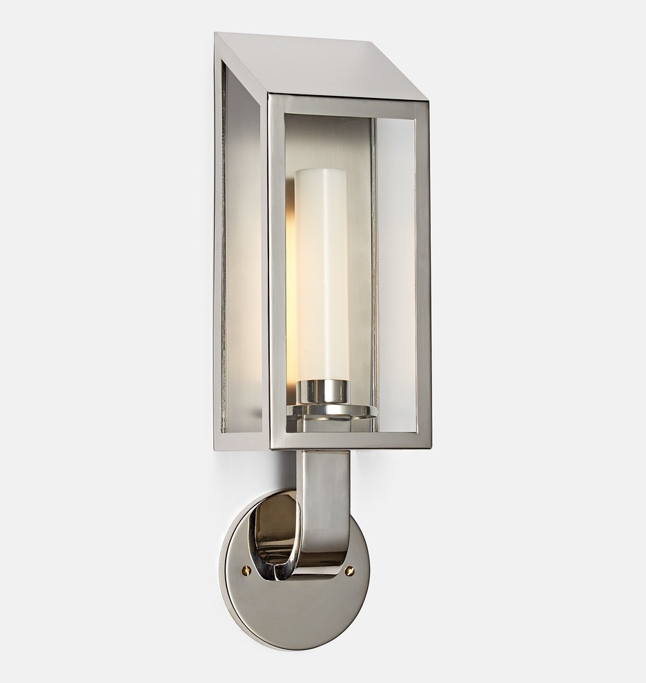 Lombard Lantern Small LED Wall Sconce
 | Rejuvenation | Rejuvenation