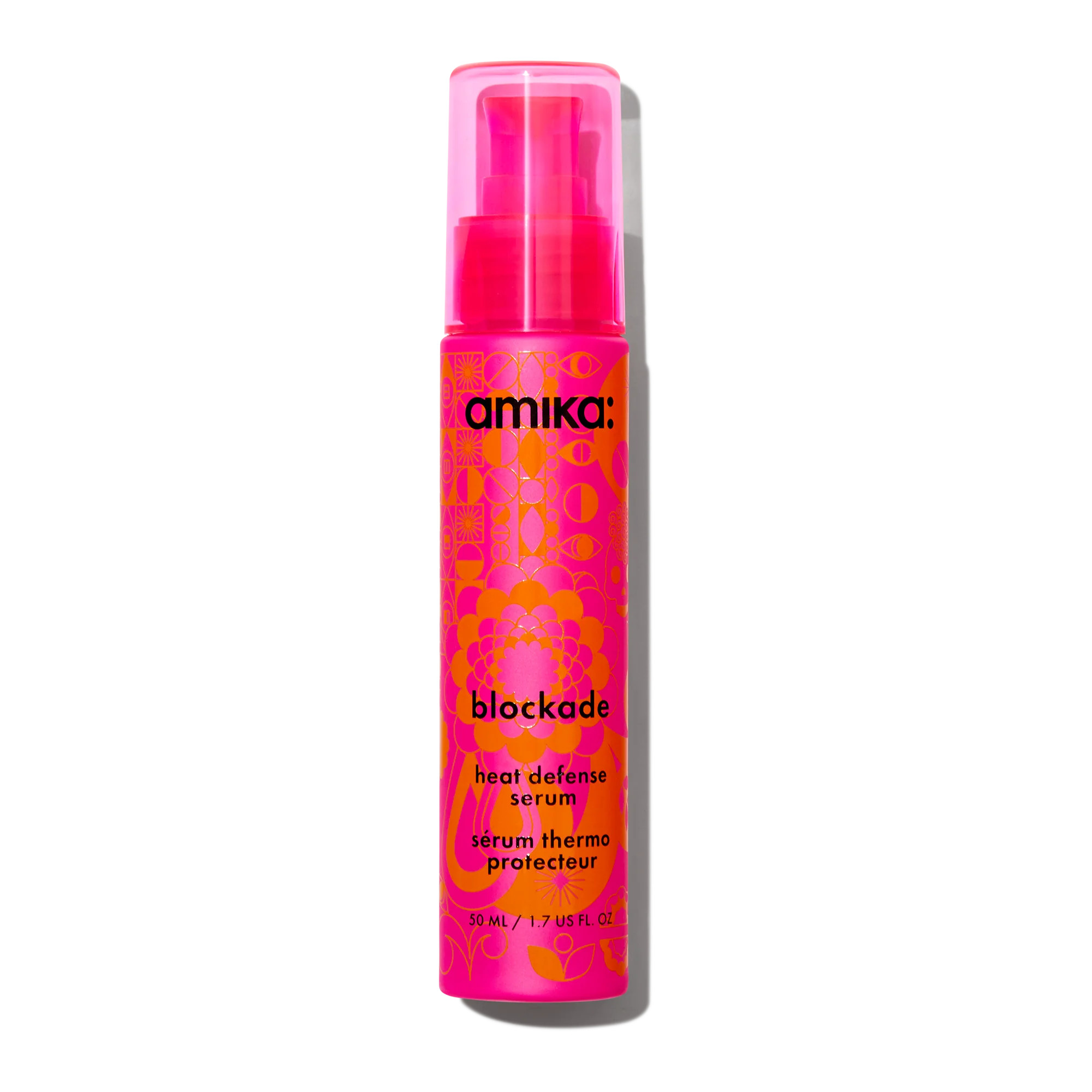 heat defense & protectant hair serum : blockade | amika | amika US