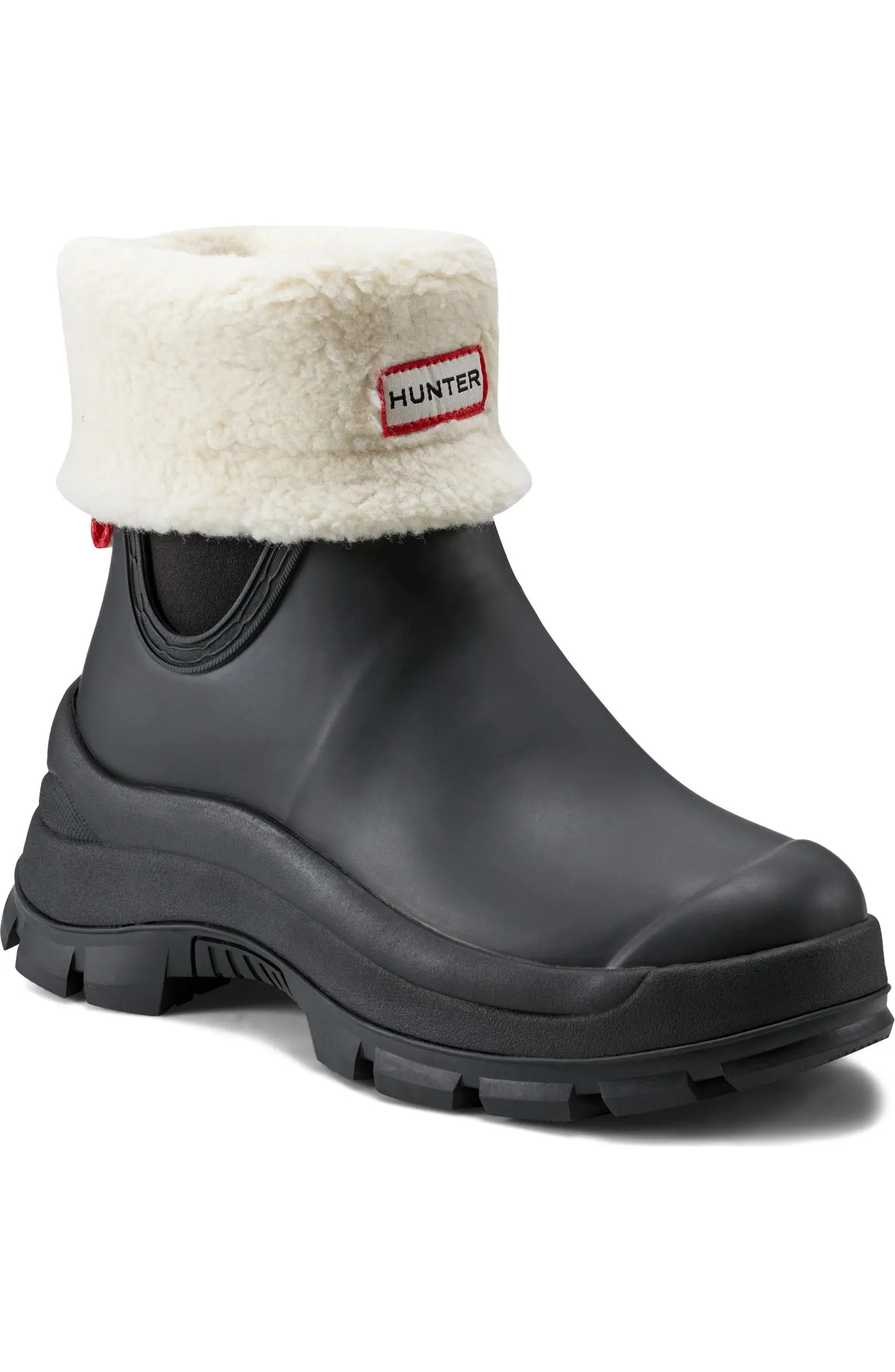 Hunter Esme Lug Sole Waterproof Snow Bootie (Women) | Nordstrom | Nordstrom