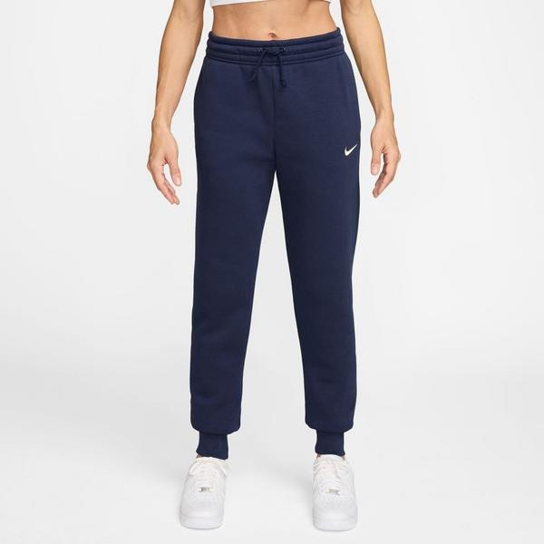 Women's Nike Sportswear Mid-Rise Phoenix Fleece Joggers Small Midnight Navy/Sail Regular | Scheels Sports