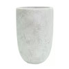 Origin 21 Round 9.75-in W Large White Mixed/Composite Contemporary/Modern Indoor/Outdoor Planter | Lowe's