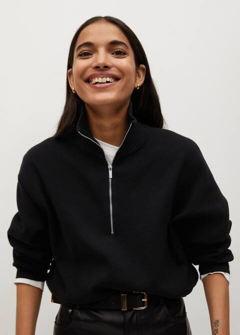 Pullover mit Zip-Kragen | MANGO (DE)
