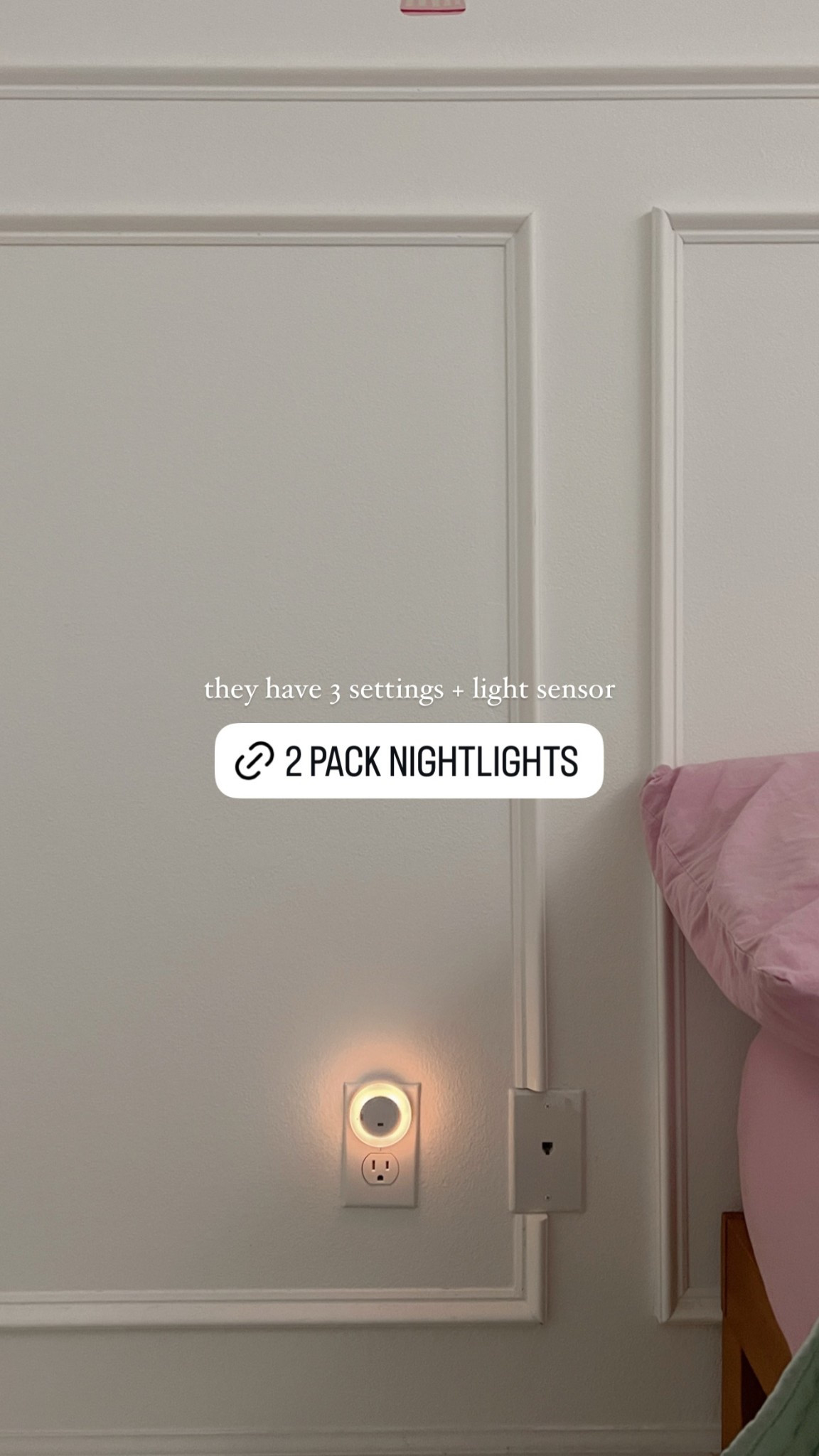 they have 3 settings + light sensor

love these nightlights for Soleil! Amazon spring sale find

#LTKSaleAlert #LTKKids #LTKHome
