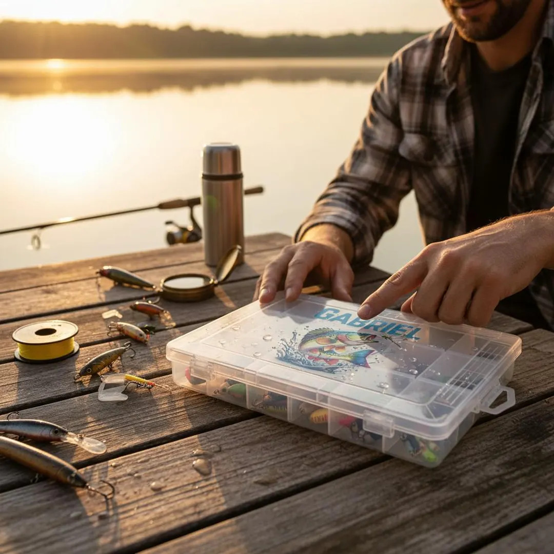 Personalized Fishing Tackle Box - Customizable Organizer for Lures and Gear - Perfect Gift for Da... | Etsy (US)