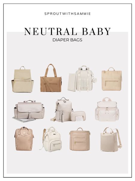 Diaper bags for the neutral and modern mama

#LTKbaby #LTKfamily #LTKkids