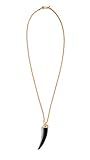 Kenneth Jay Lane Women's Gold Rope Chain Black Long Necklace, Black, One Size | Amazon (US)