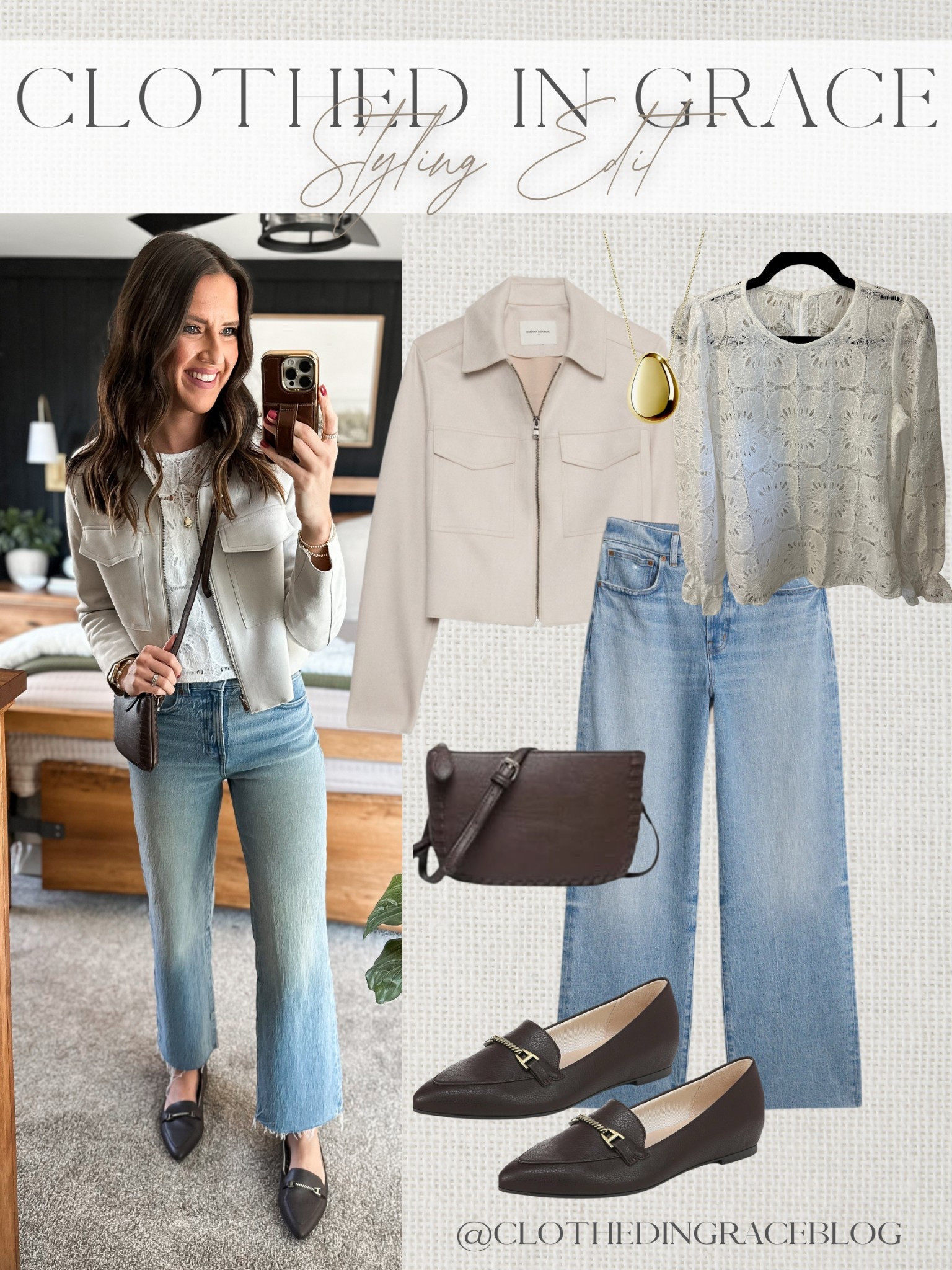Spring Capsule Styling Edit 

Small blouse 
Small jacket 
Size 25 long jeans 


#LTKFindsUnder100 #LTKStyleTip #LTKFindsUnder50