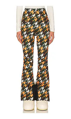 Perfect Moment Aurora High Waist Ski Pant in Green Scratch Houndstooth from Revolve.com | Revolve Clothing (Global)